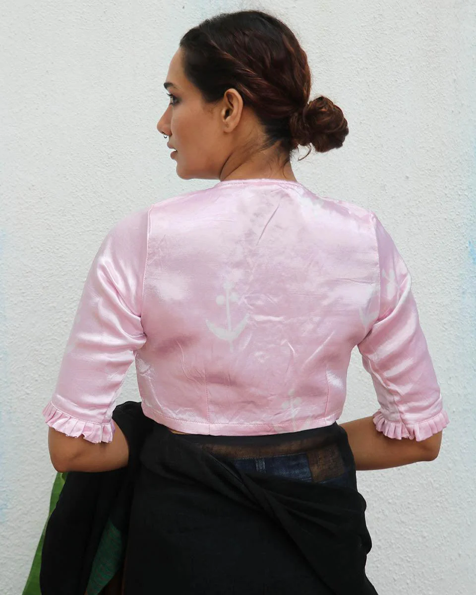 Aaralyn Mashru Silk Blouse - Image 3