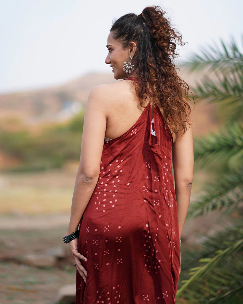 Amelie Modal Silk Dress - Image 5
