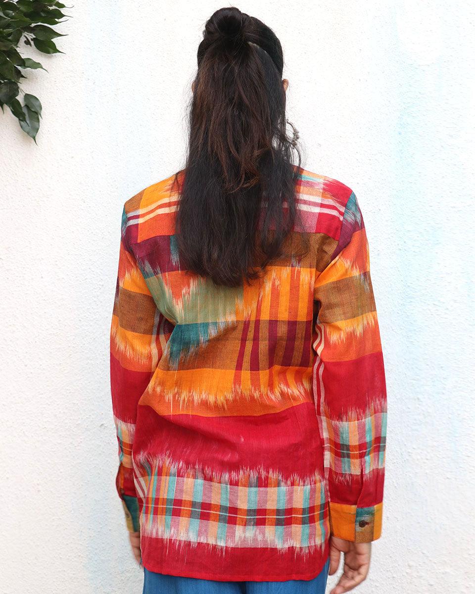 Aneeza Gamcha Cotton Shirt - Image 6