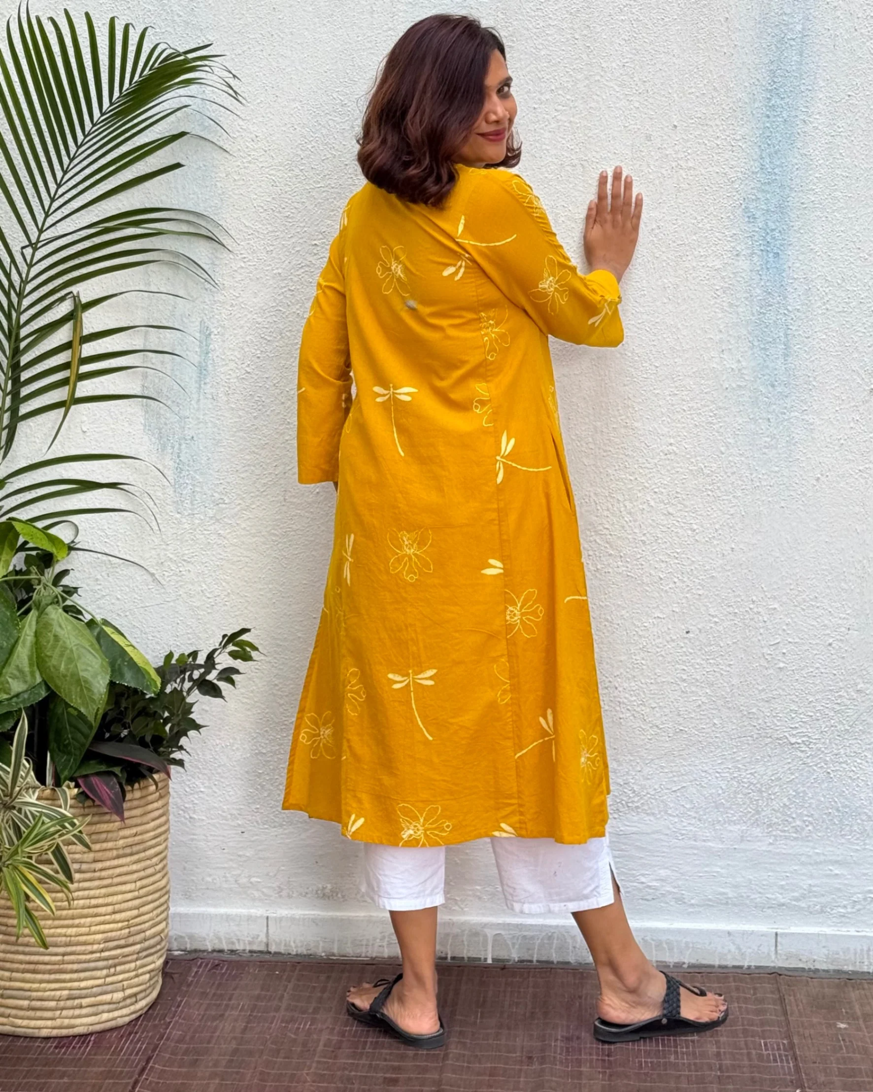 Aparna Block Printed Cotton Kurti - Image 10