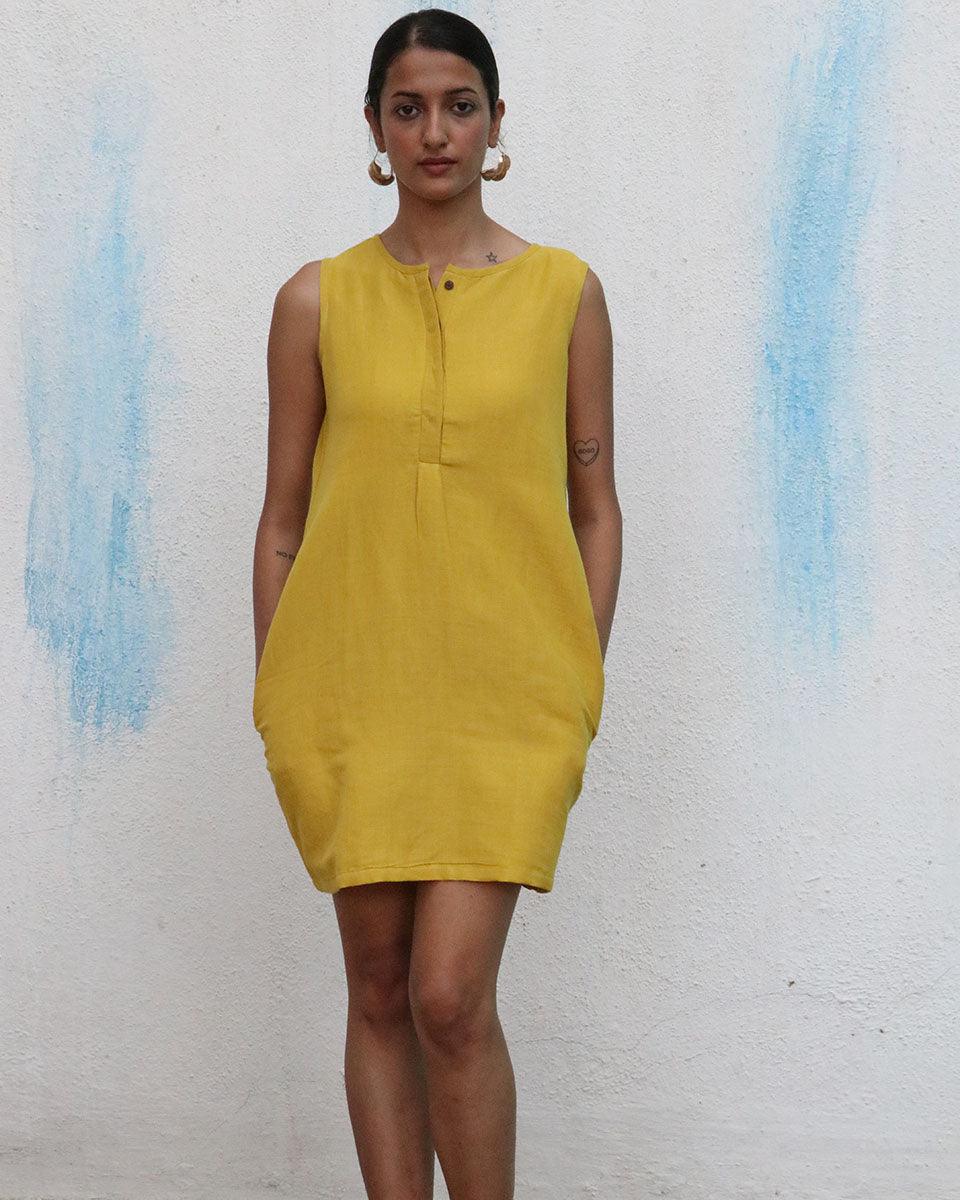 Avabelle Handwoven Linen Dress - Breathe - Image 5