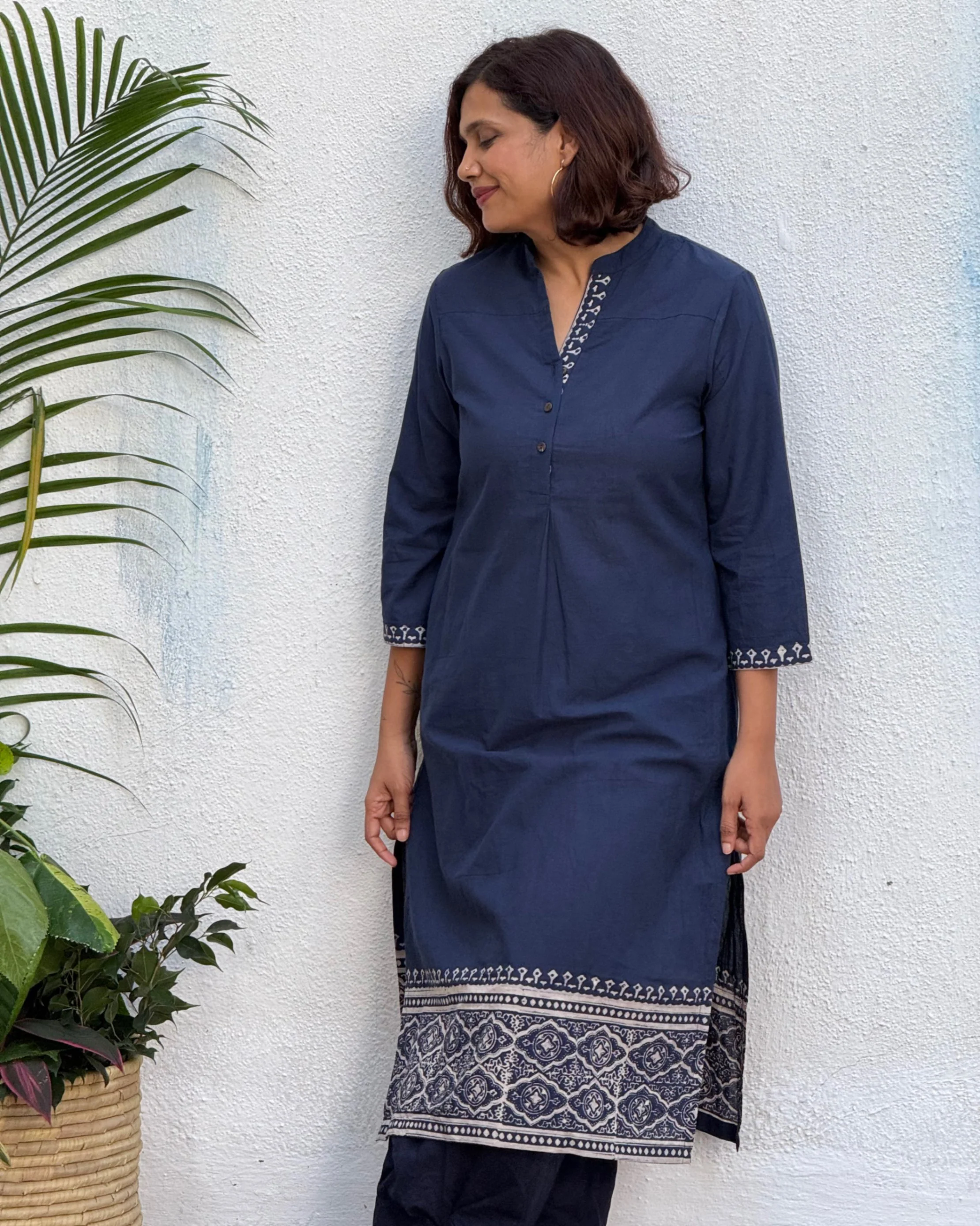 Chashni Block Printed Cotton Kurti - Image 11