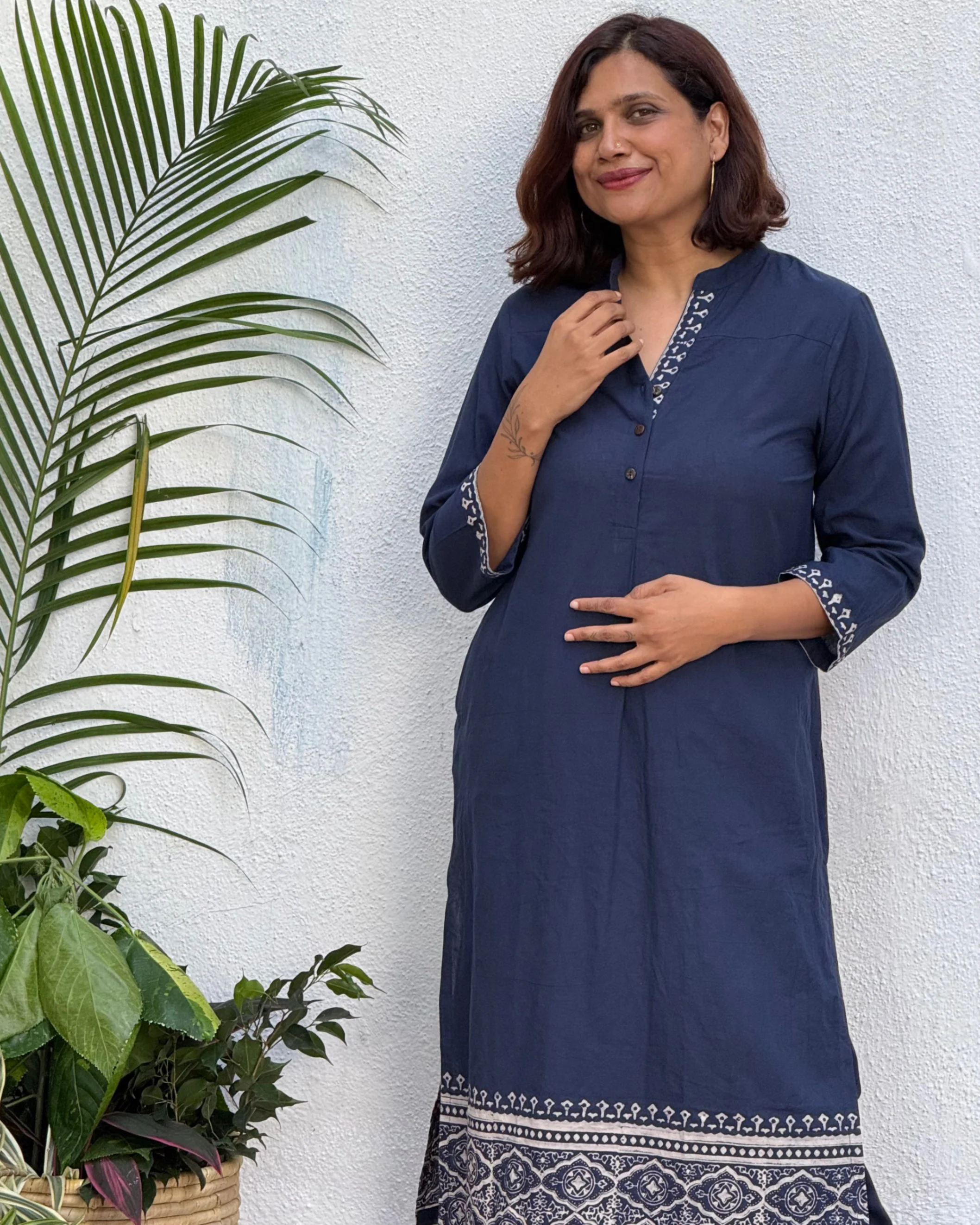 Chashni Block Printed Cotton Kurti - Image 8