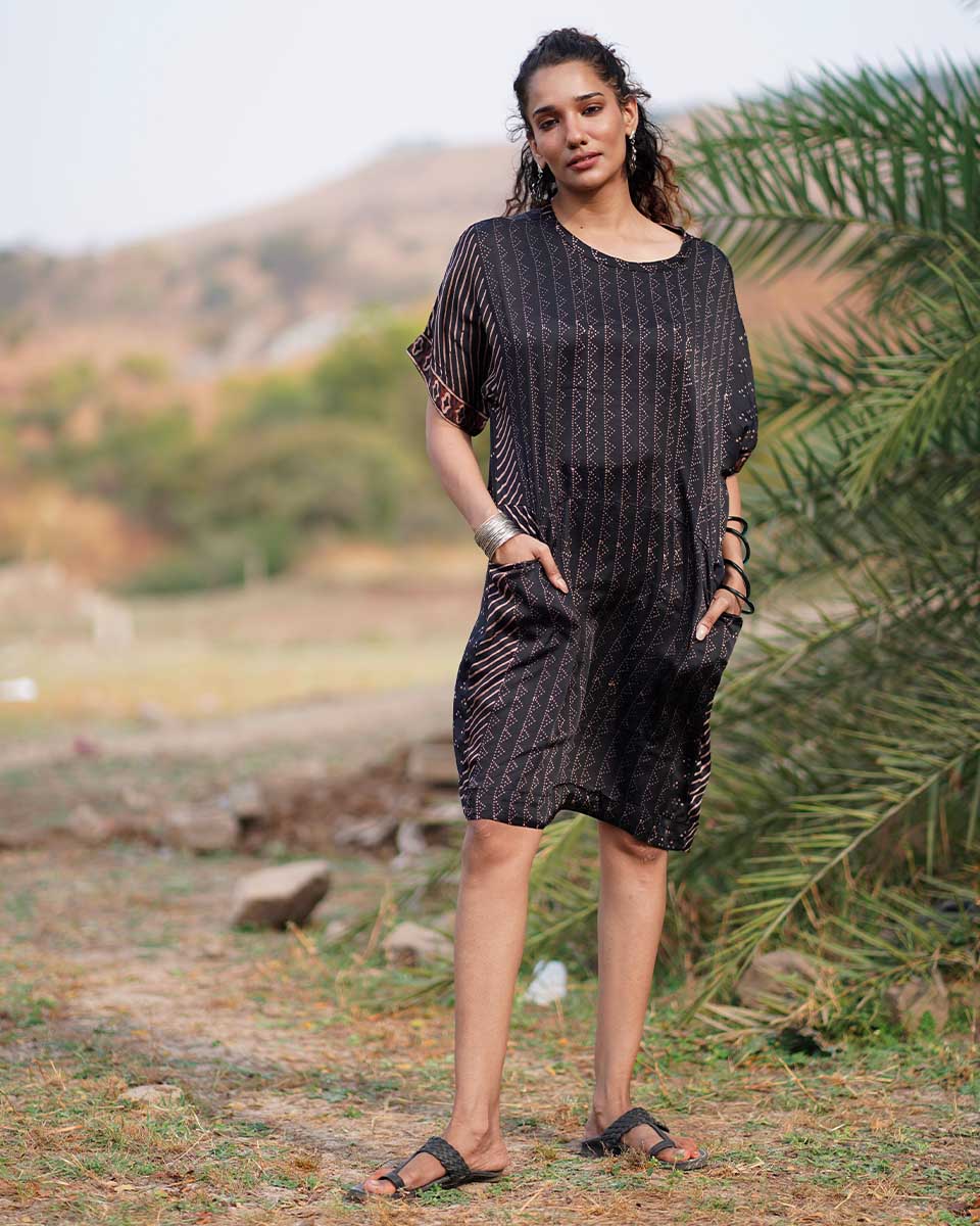 Cresida Modal Silk Dress - Image 5