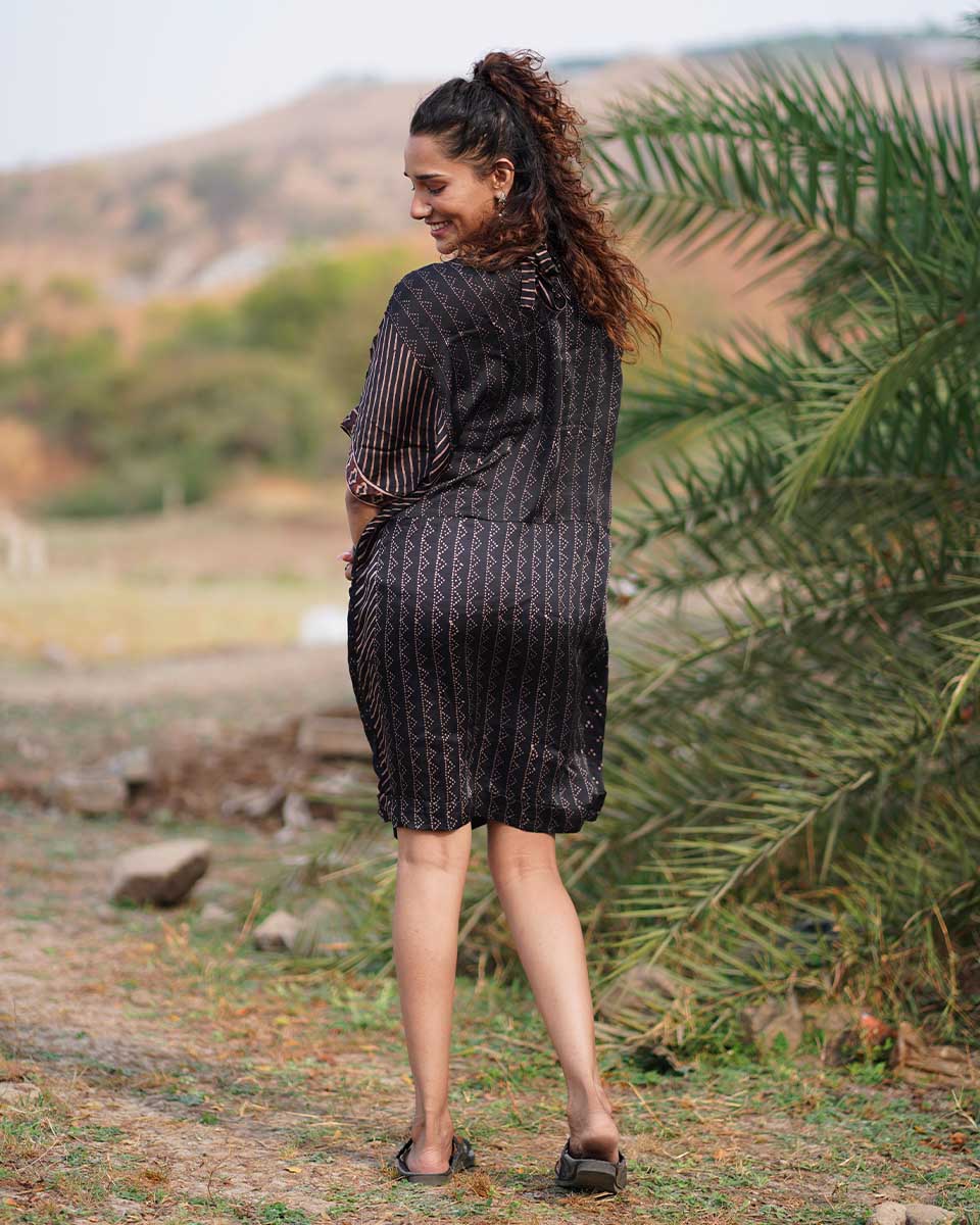 Cresida Modal Silk Dress - Image 7