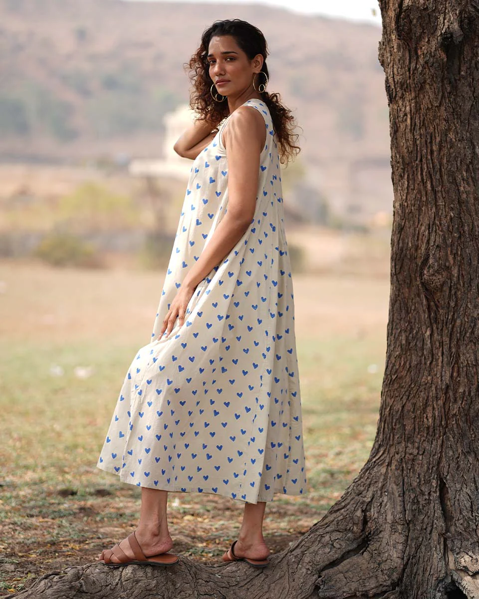 Dilruba Handblock Printed Cotton Kurti - Image 6
