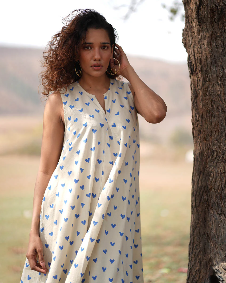 Dilruba Handblock Printed Cotton Kurti - Image 7