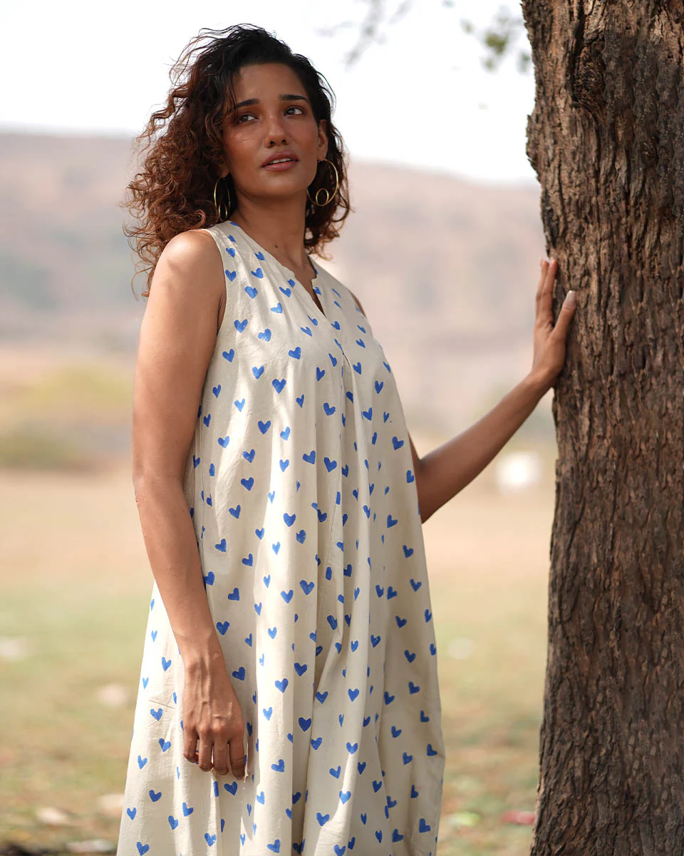Dilruba Handblock Printed Cotton Kurti - Image 8