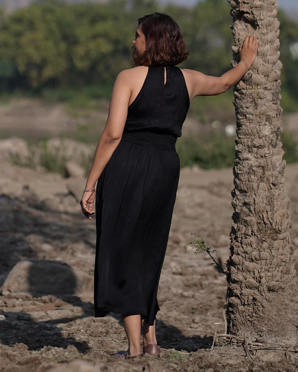 Elysian Modal Silk Dress - Image 3