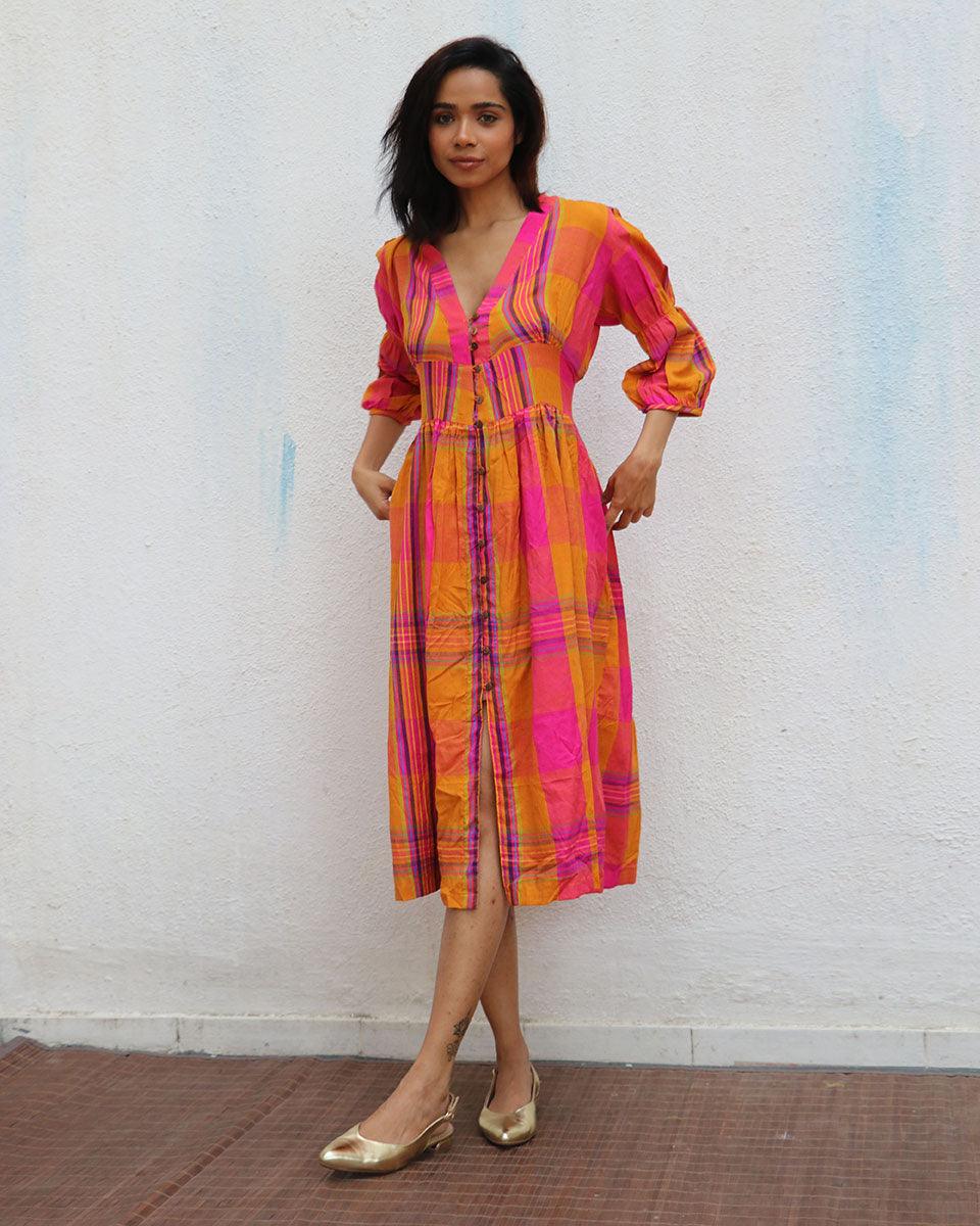 Florentine Handwoven Cotton Dress - Image 6