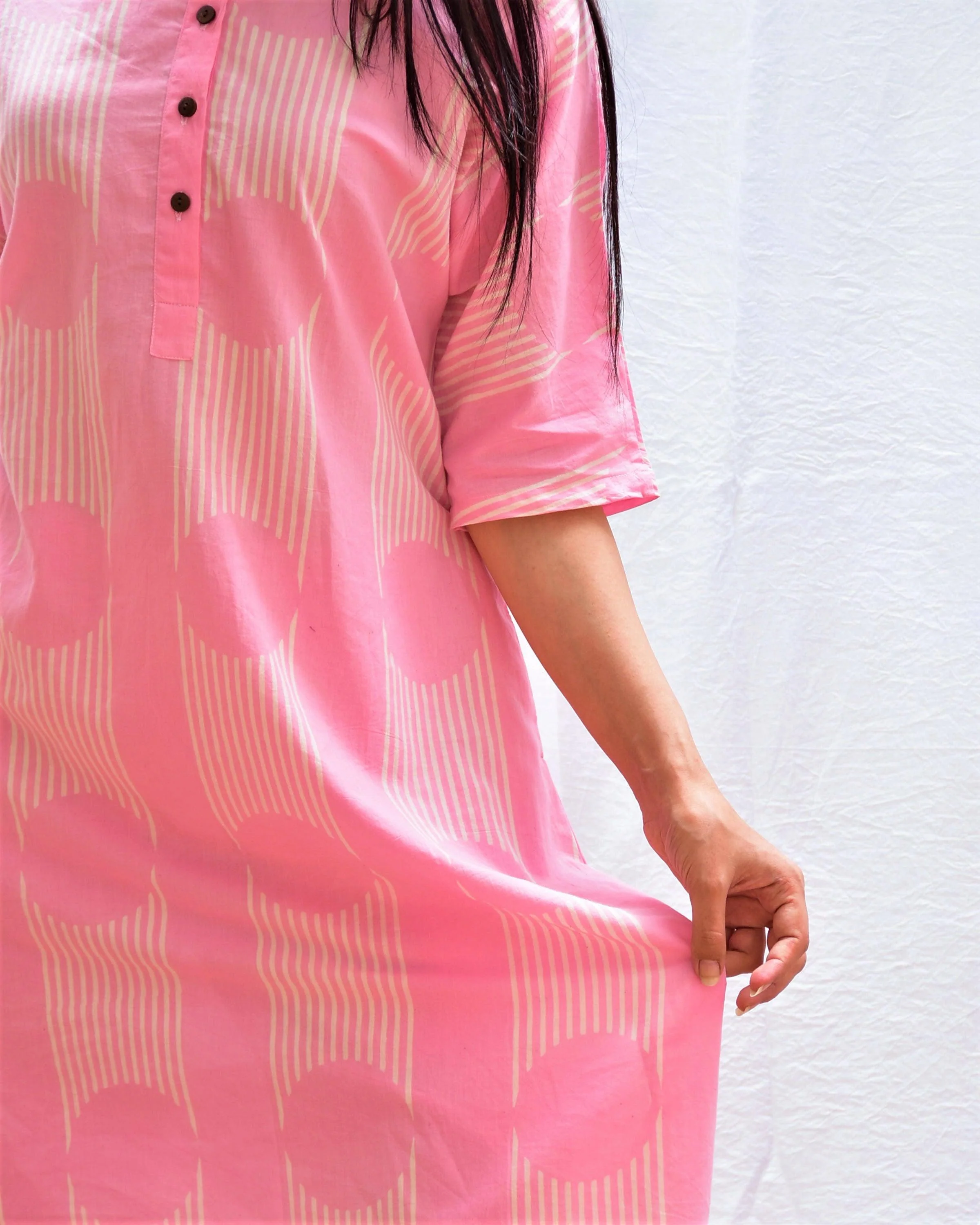 Gulistan Handblockprinted Cotton Kurta Set Of 2-Sor - Image 5