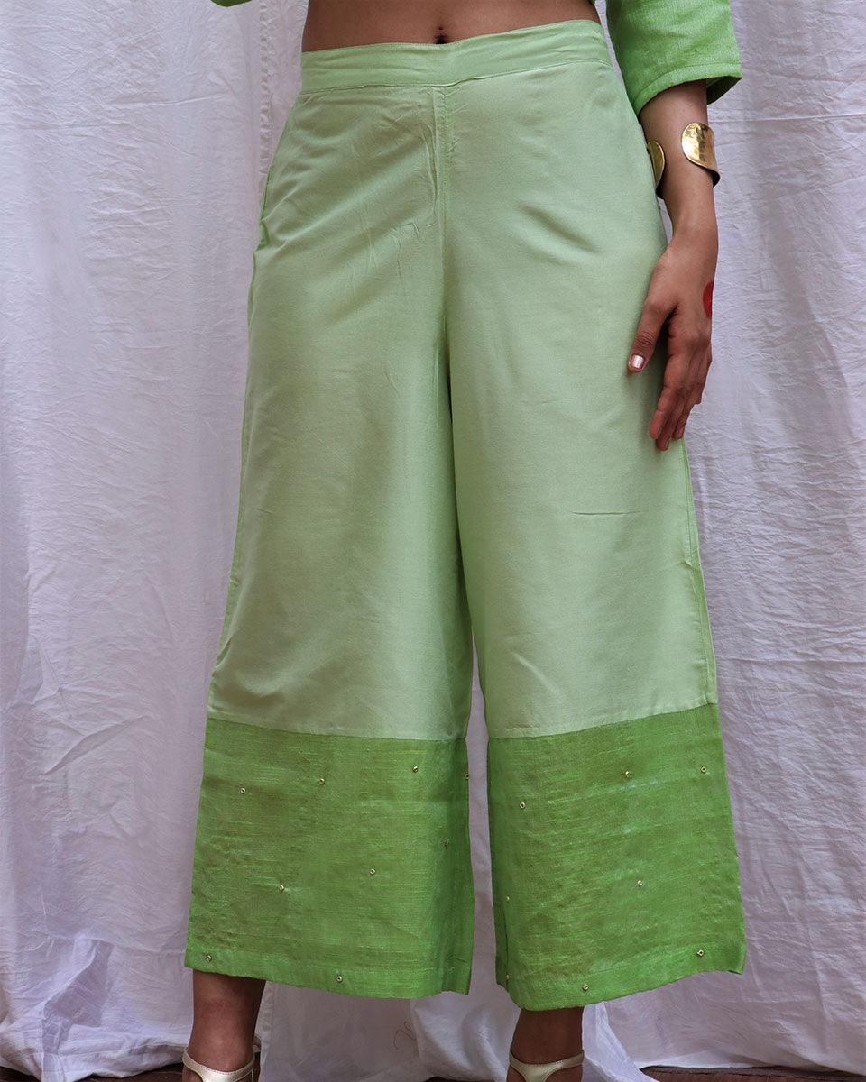 Harita Handwoven Cotton Zari Kurta Set - Zari - Image 12