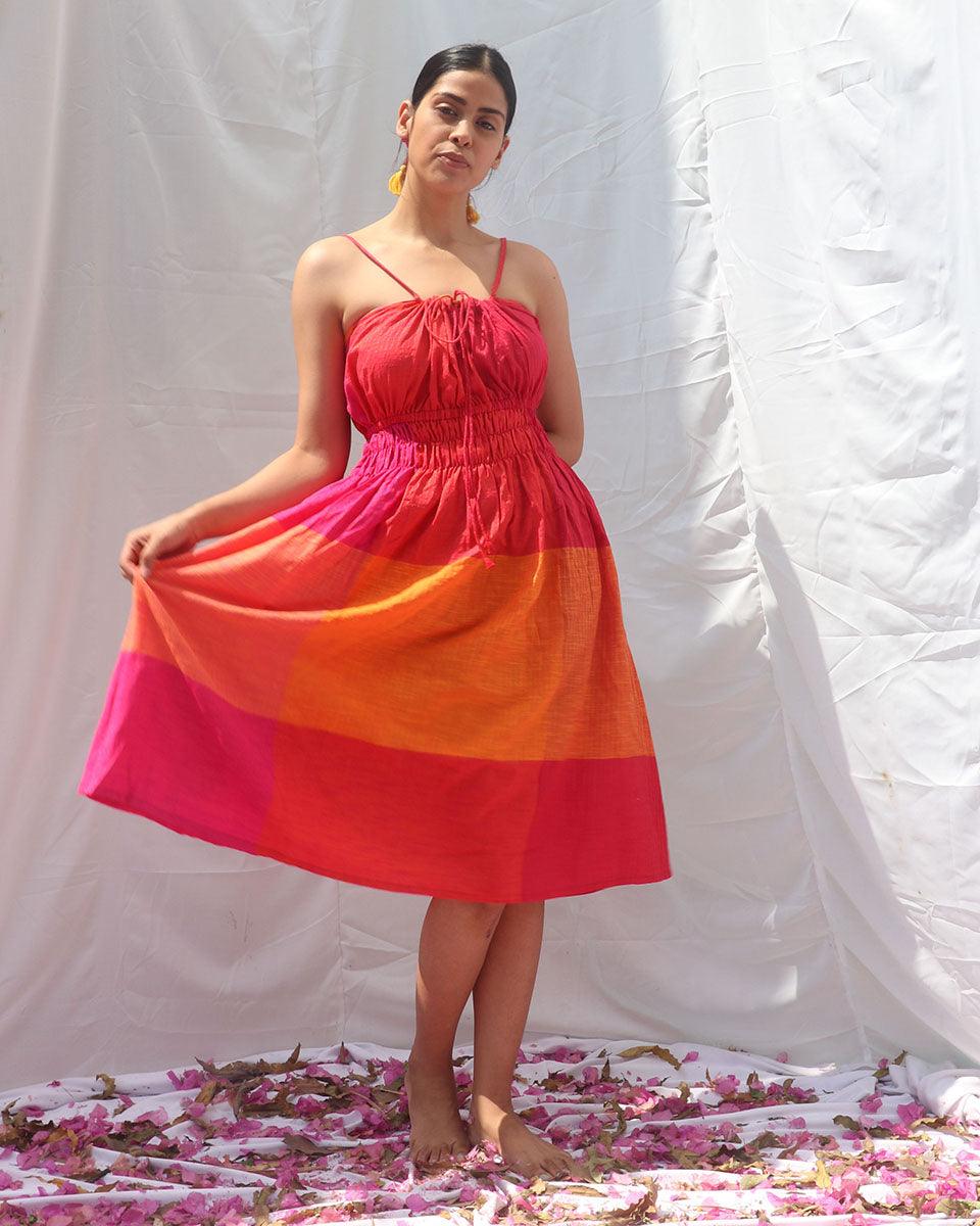 Holo Handwoven Cotton Dress - RC - Image 4