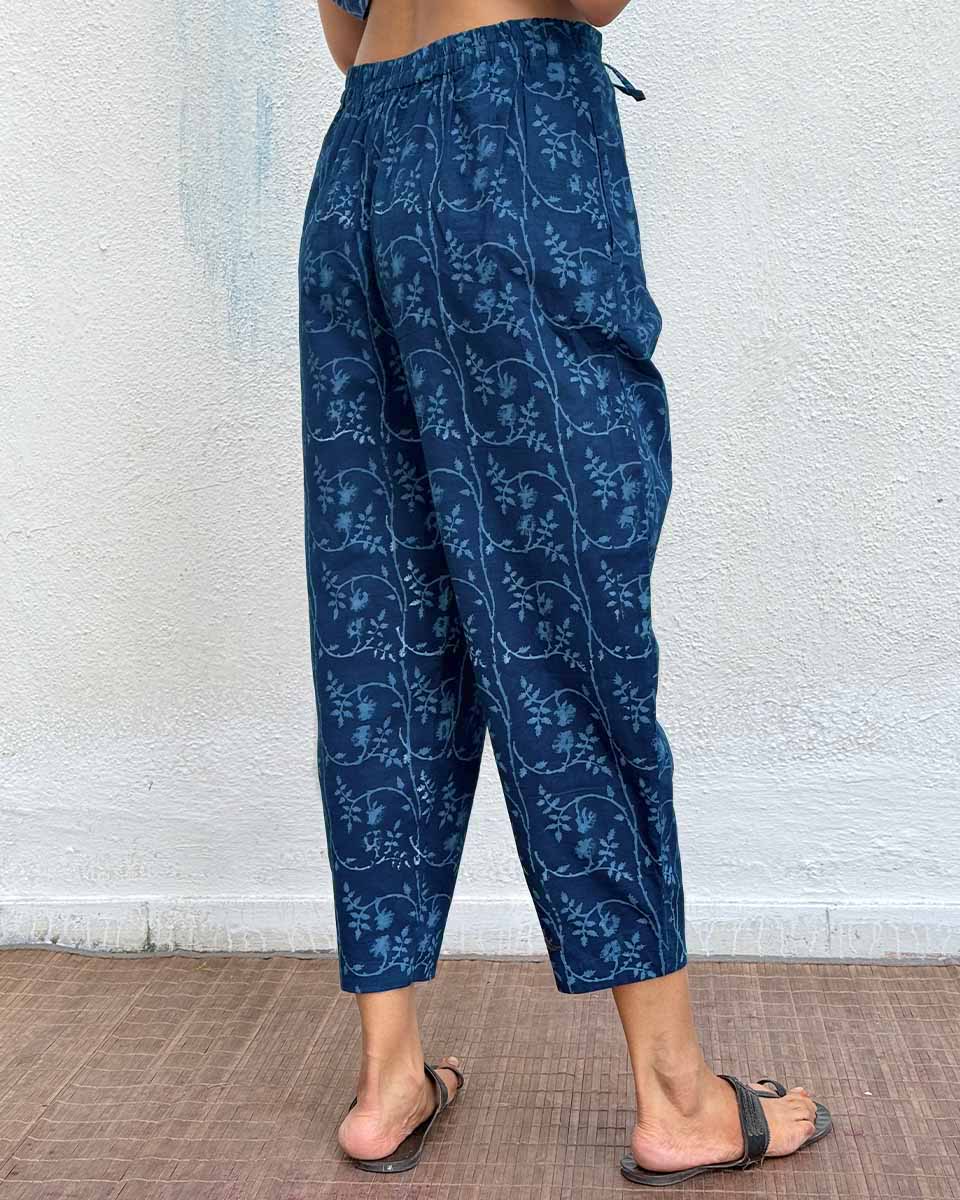 Honeyberry Blockprinted Cotton Pant - Image 7