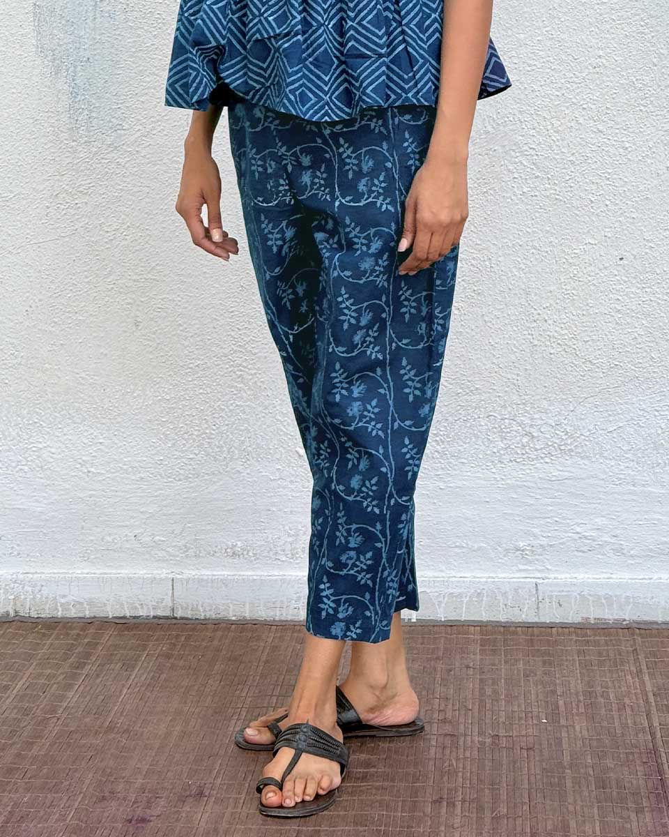 Honeyberry Blockprinted Cotton Pant - Image 8