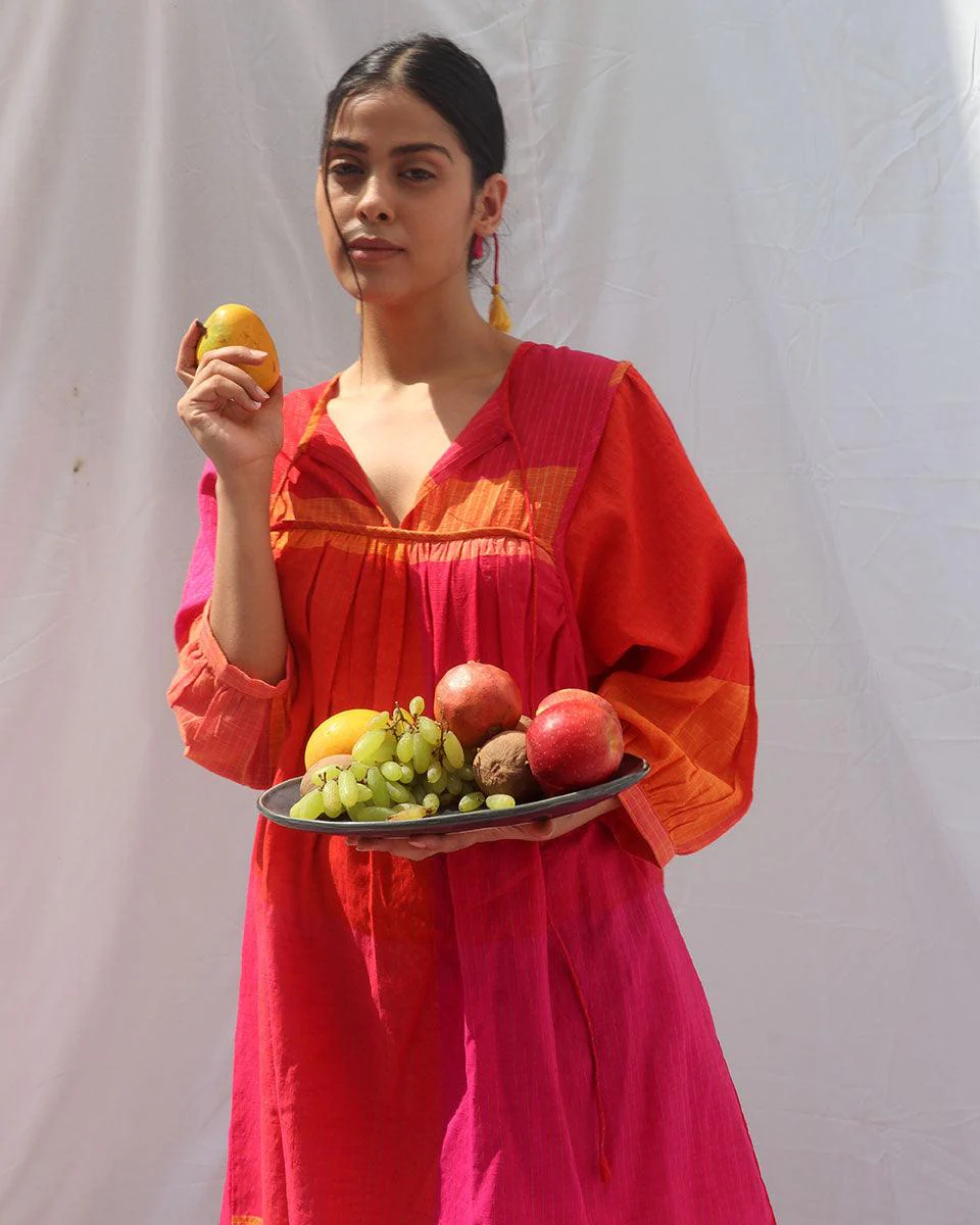 Iridian Handwoven Cotton Dress - RC - Image 2