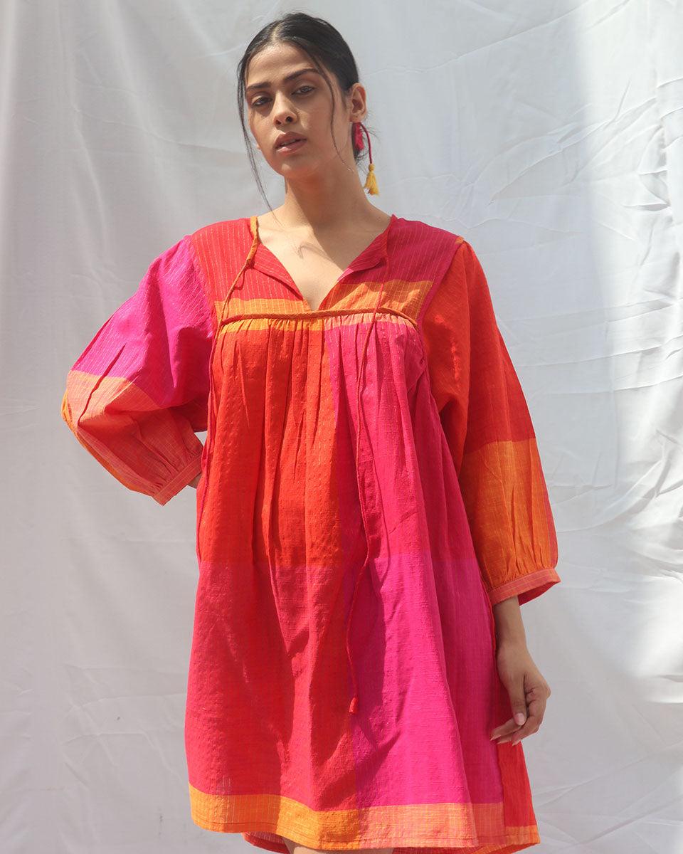 Iridian Handwoven Cotton Dress - RC - Image 8
