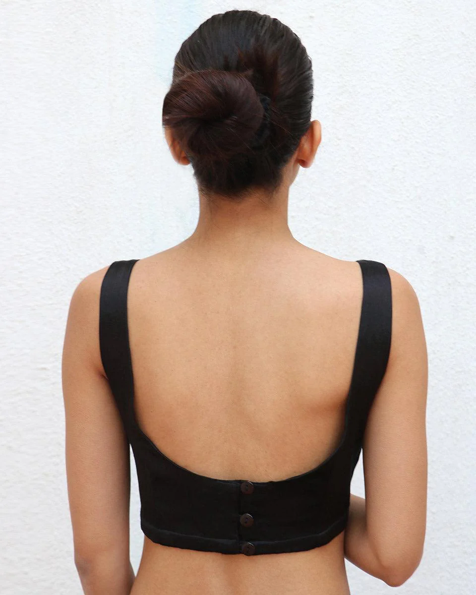Kailani Mashru Silk Blouse - Image 3