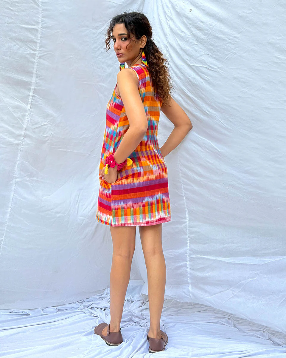 Katha Gamcha Cotton Dress - GMC - Image 7