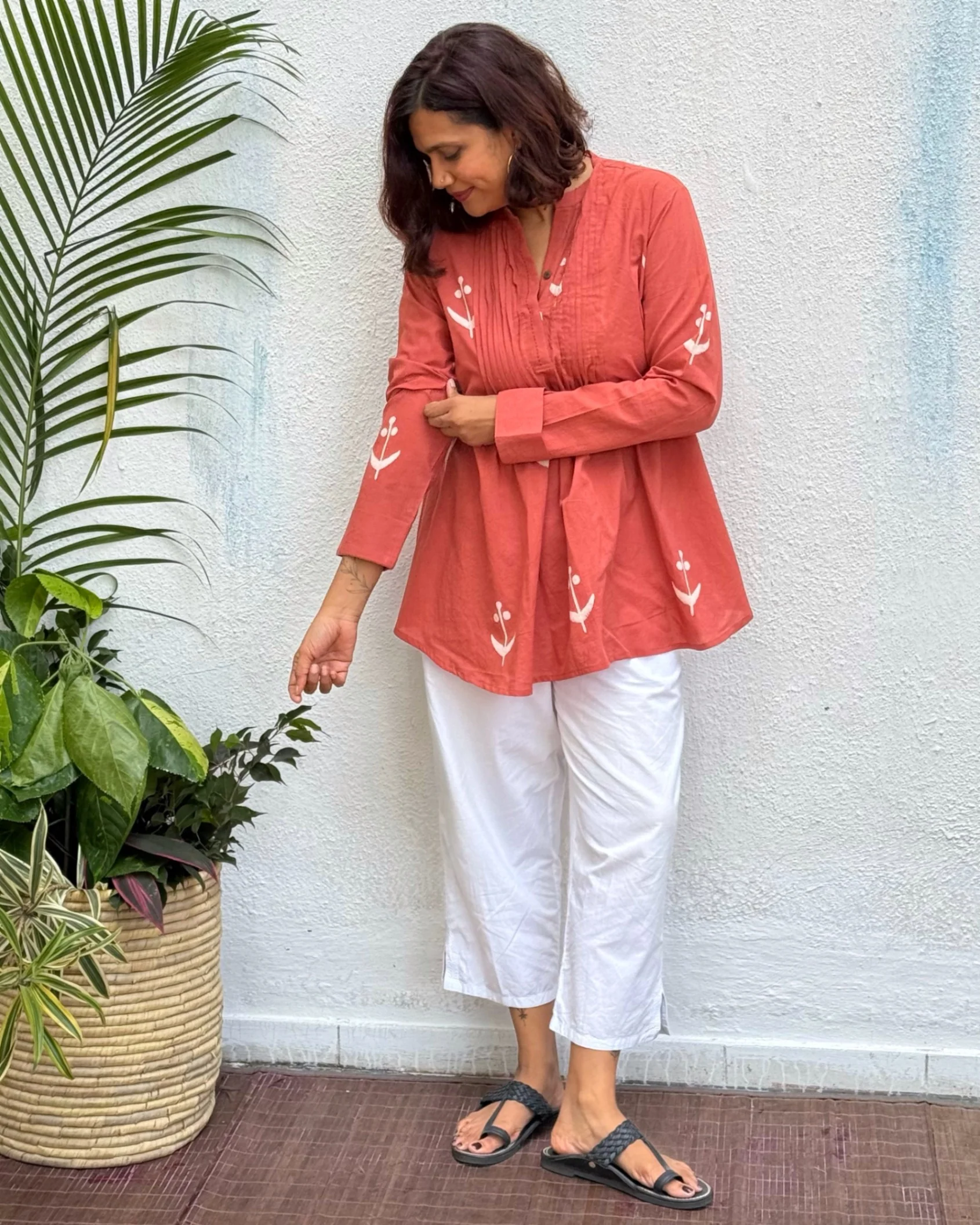 Khushnuma Block Printed Cotton Kurti - Image 6