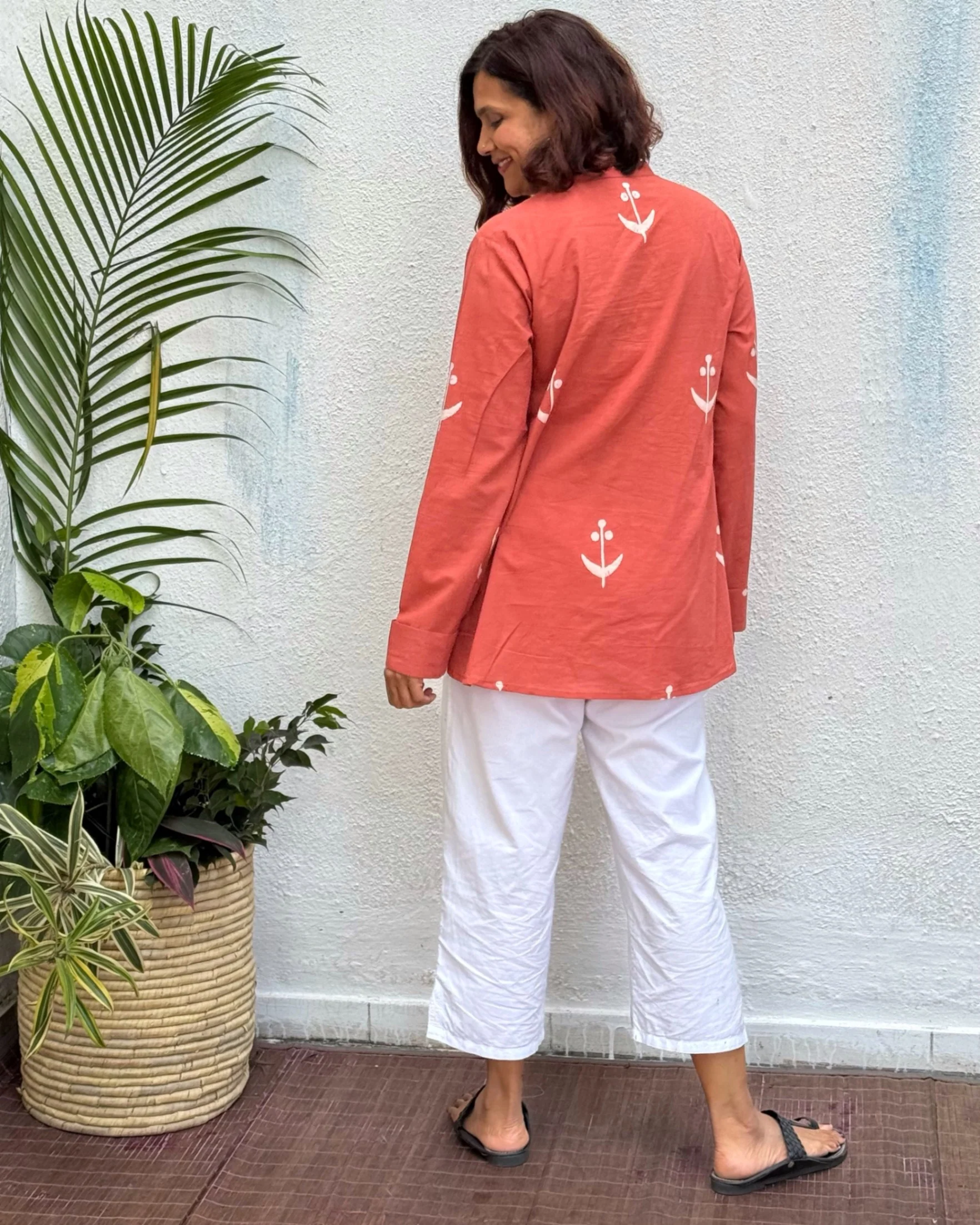 Khushnuma Block Printed Cotton Kurti - Image 8