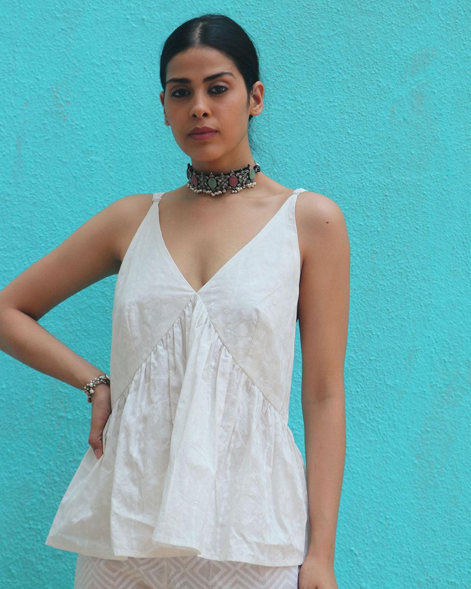 Kiyara Cotton Top - Safed - Image 12