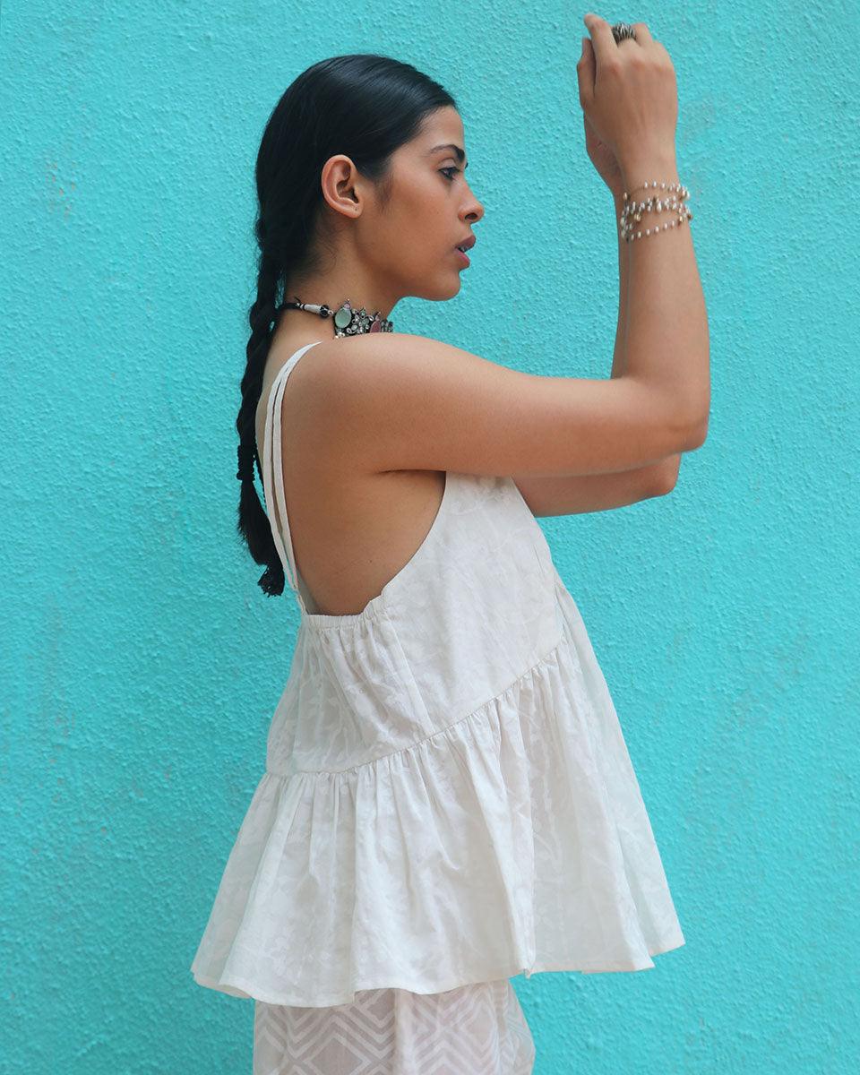 Kiyara Cotton Top - Safed - Image 15