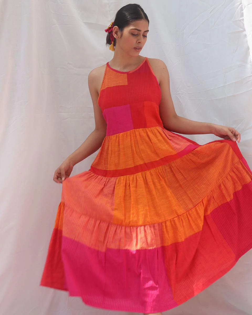 Lali Handwoven Cotton Dress - RC
