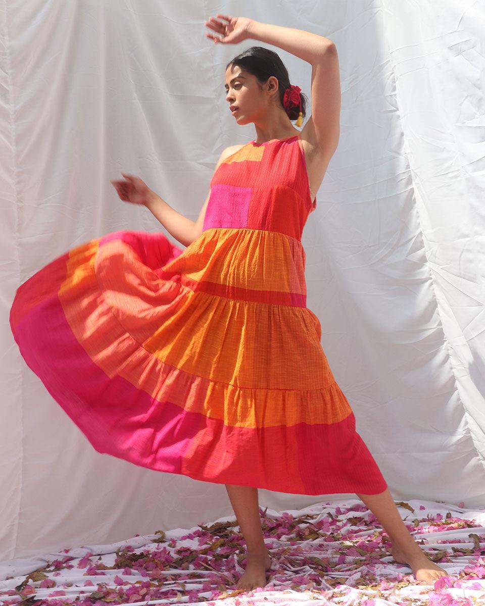Lali Handwoven Cotton Dress - RC - Image 5