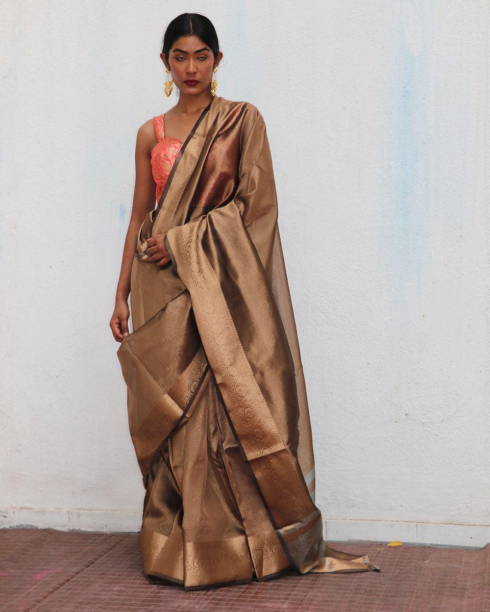 Mahua Khimkab Brocade Blouse - Nargiz - Image 7
