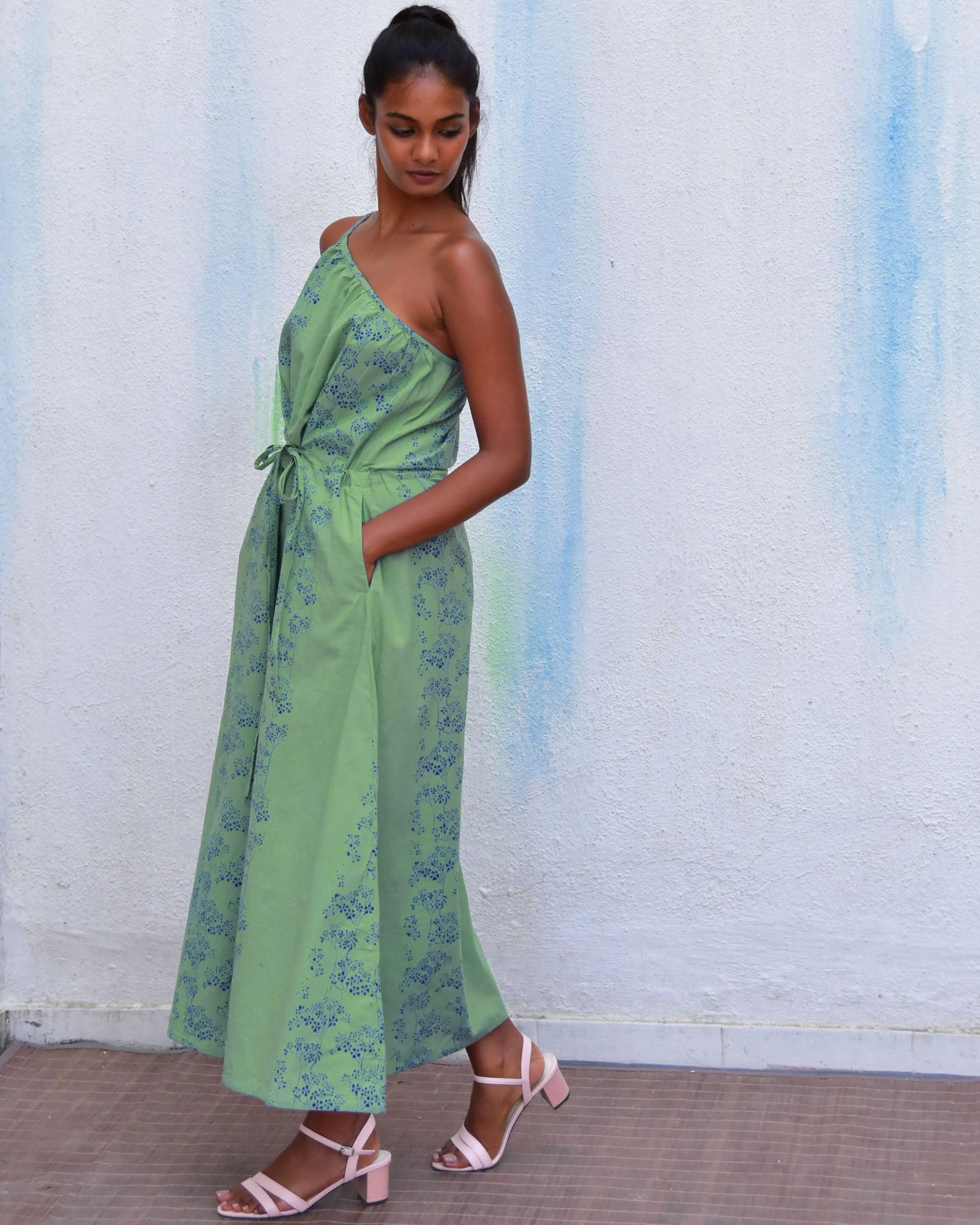 Malabar Block printed Cotton Dress-Sor - Image 2