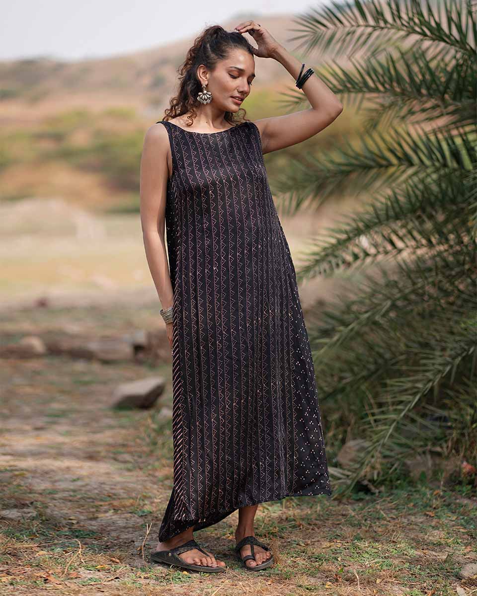 Marcella Modal Silk Dress - Image 3