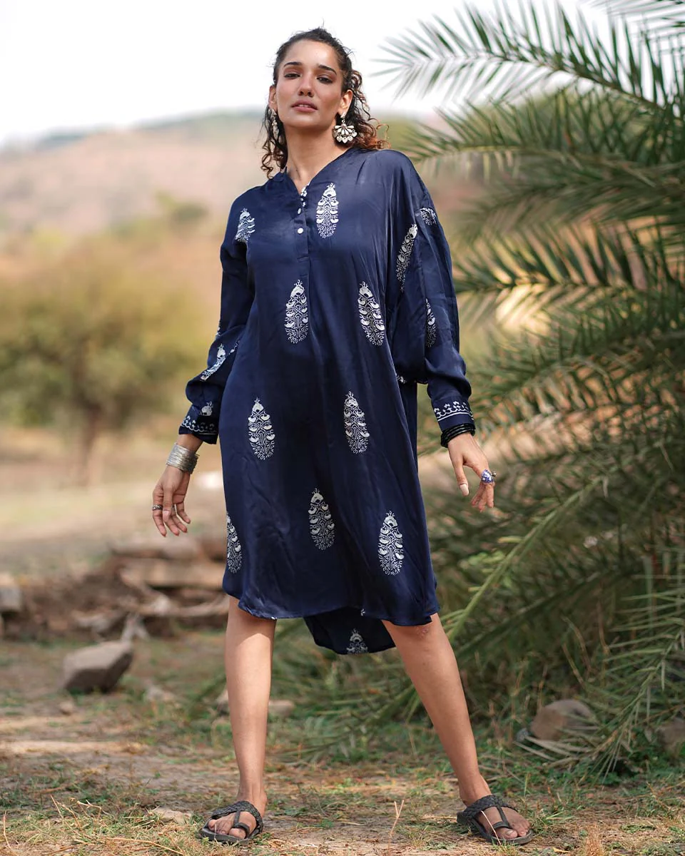 Margot Modal Silk Dress - Image 5