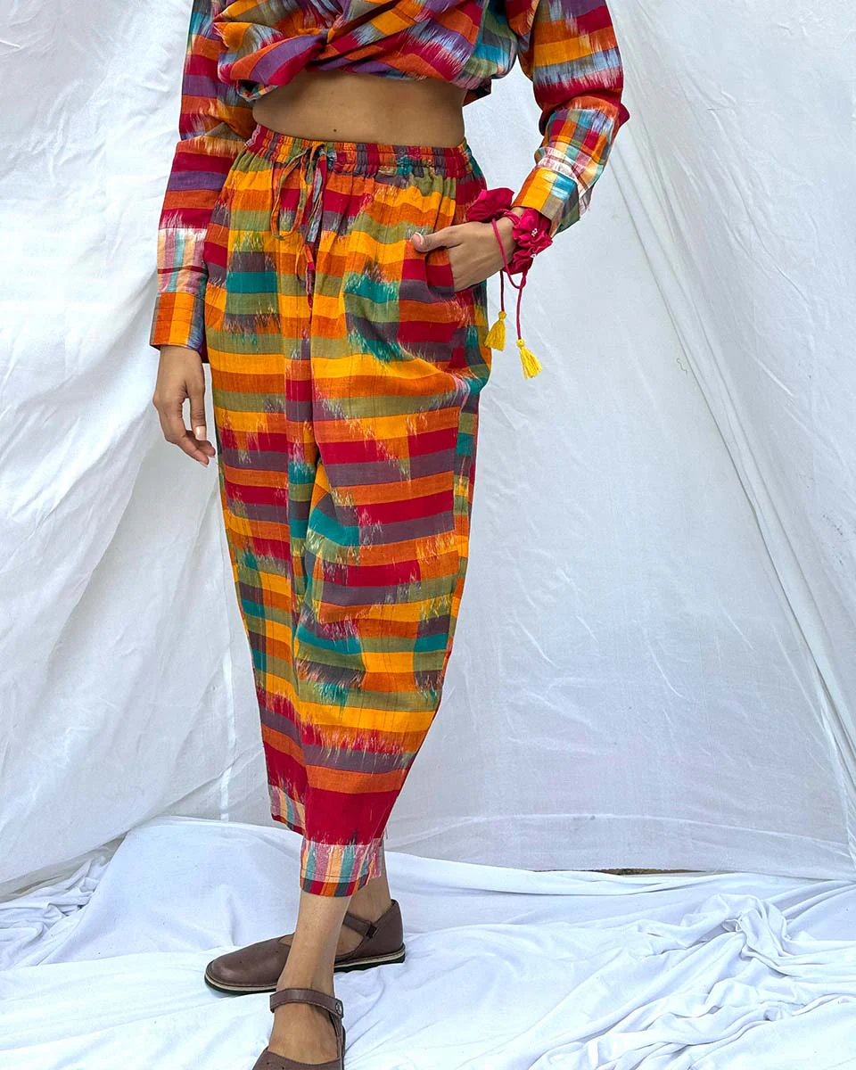 Matir Gaan Gamcha Cotton Pant - GMC - Image 2