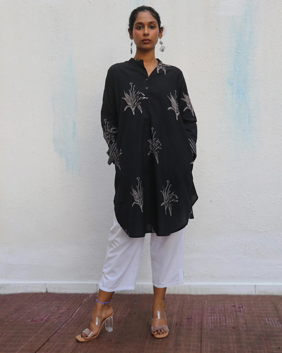 Nimisha Block Printed Cotton Kurti - Image 2