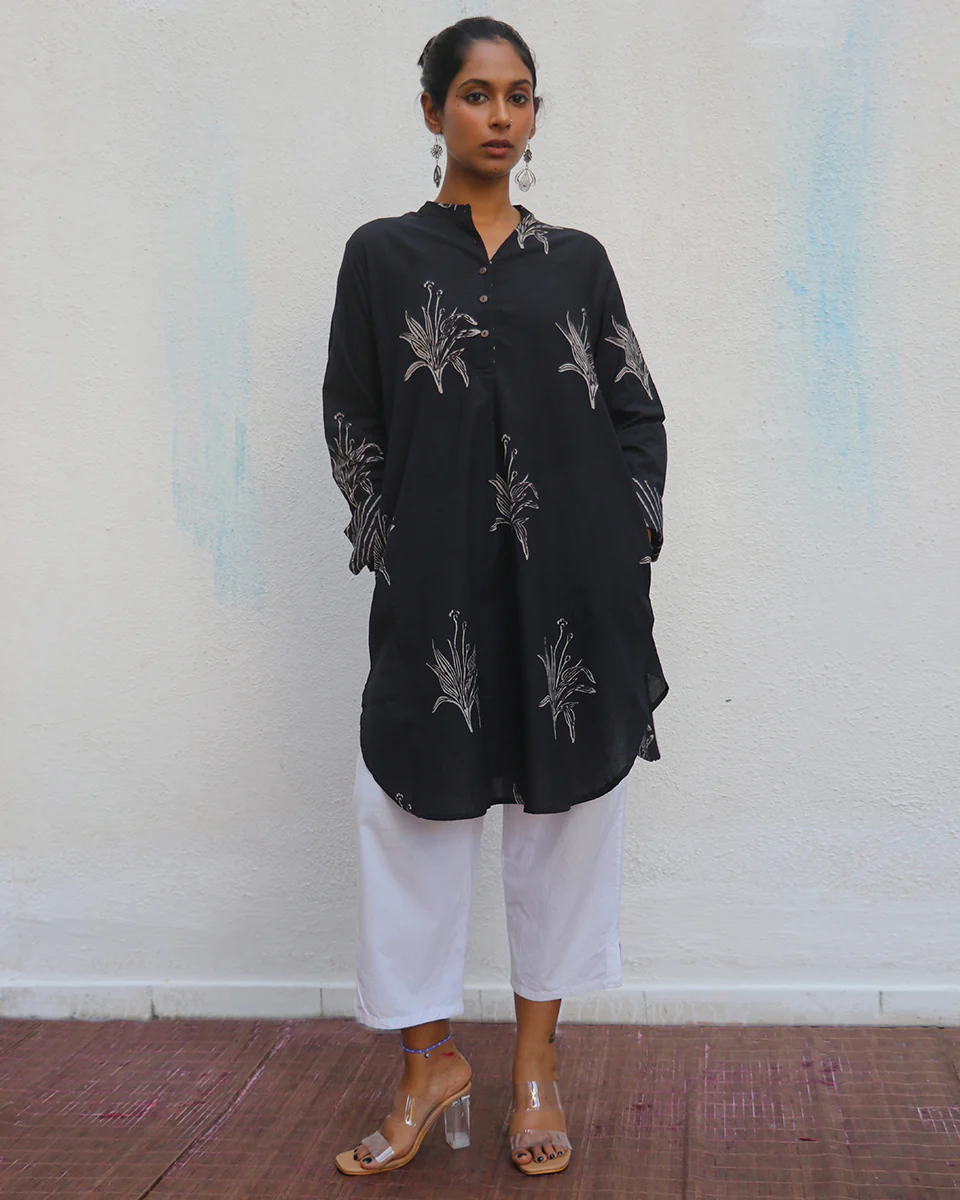 Nimisha Block Printed Cotton Kurti - Image 3