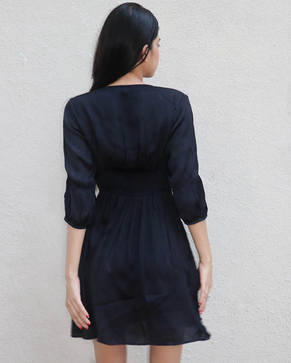 Nocturne Modal Silk Dress - Image 9
