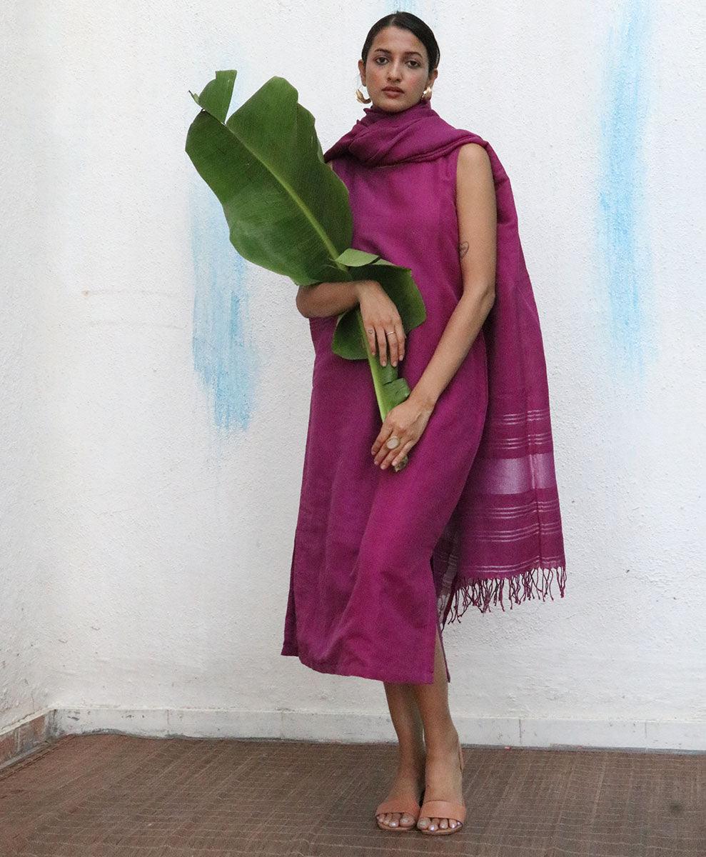 Nora Handwoven Linen Dupatta - Breathe - Image 6