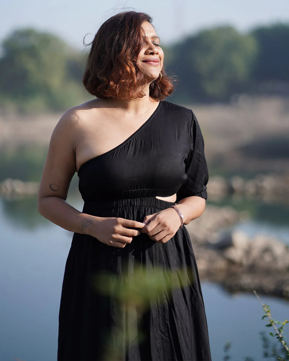 Oasis Handwoven Bamboo Dress - Image 5