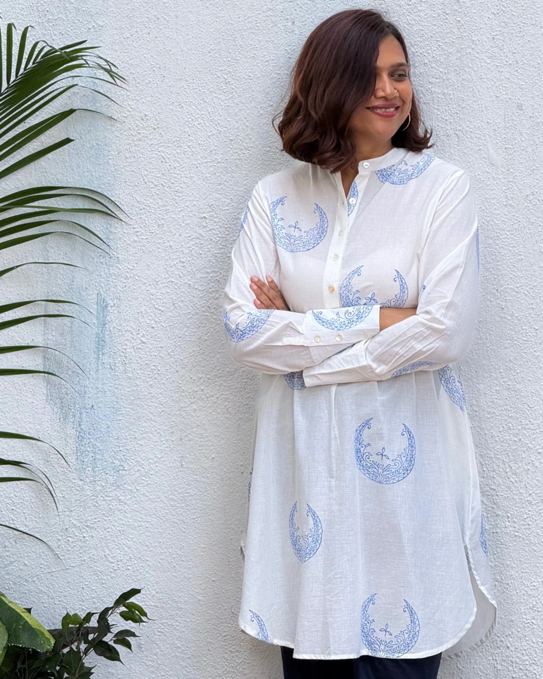 Paakeezah Block Printed Cotton Kurti - Image 7