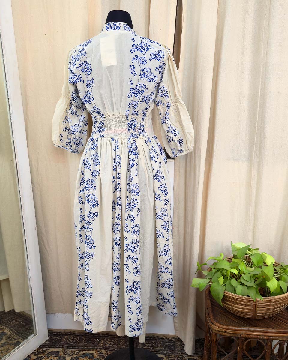 Kiara handblock printed cotton dress - Love Despite - Image 3