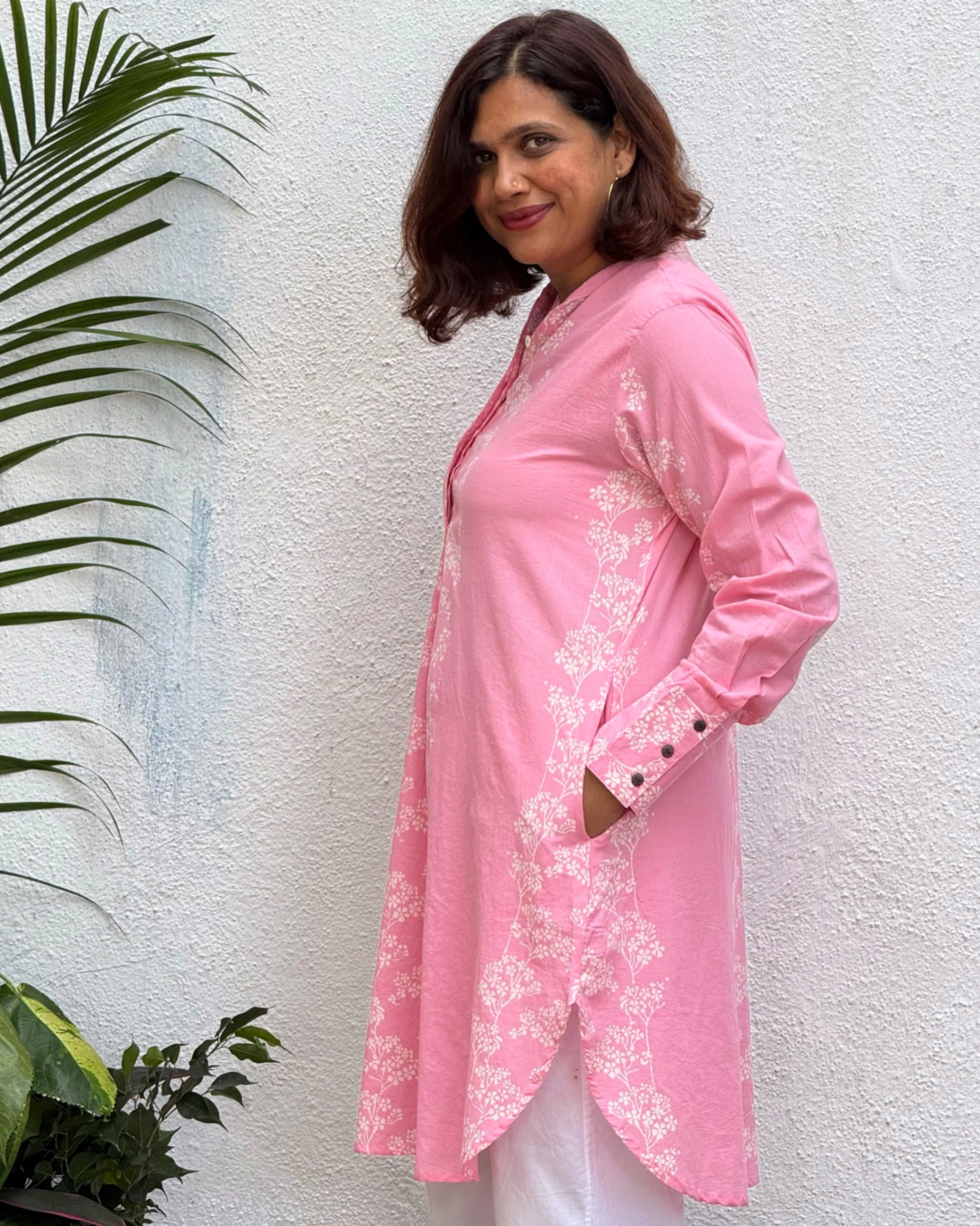 Ranjana Block Printed Cotton Kurti - Image 5