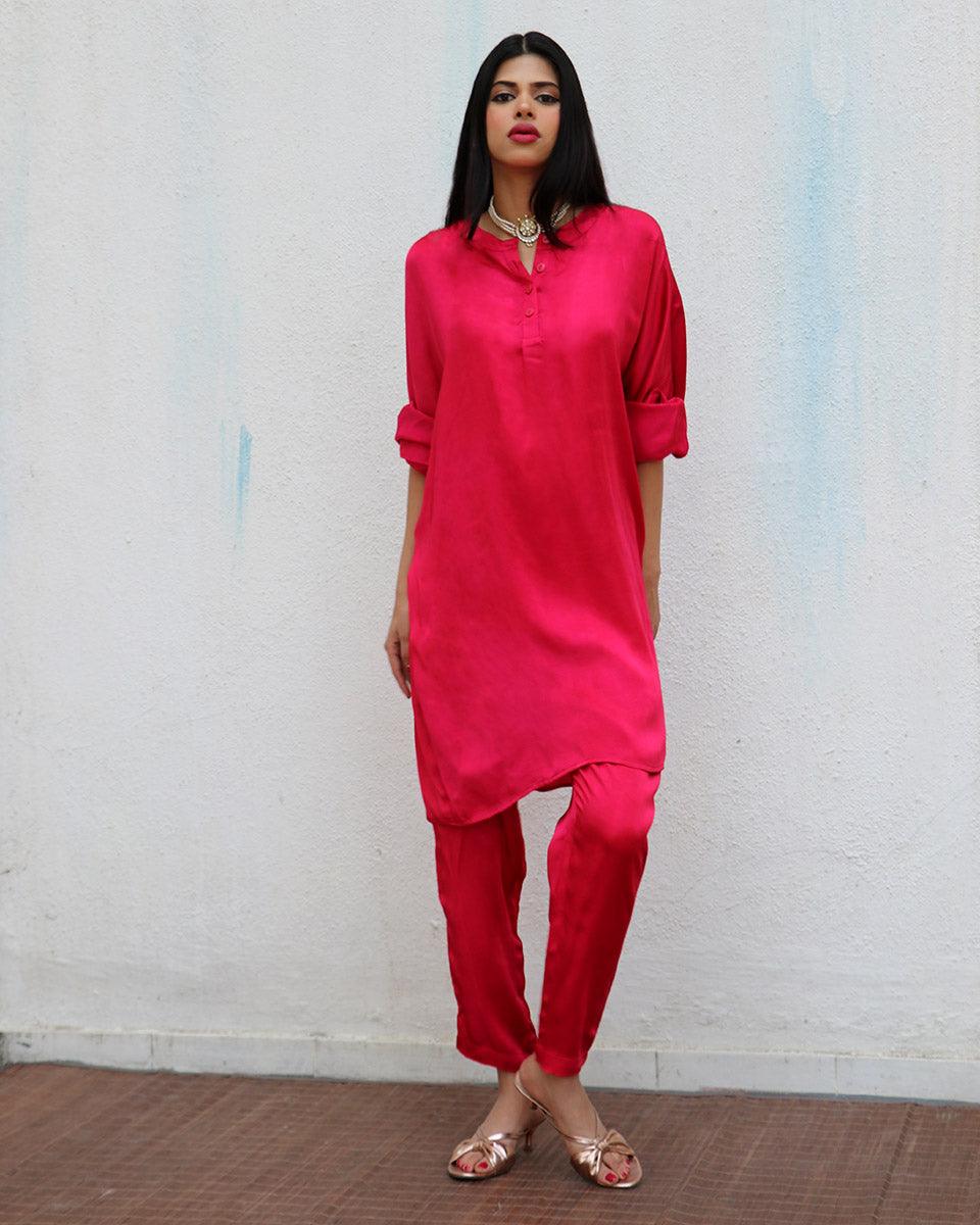 Rhea Modal Silk Co-ord Set - Image 2