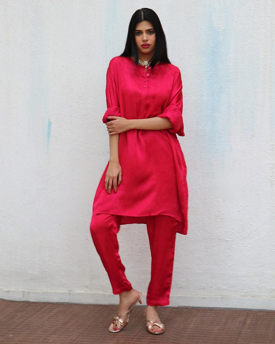 Rhea Modal Silk Co-ord Set - Image 3