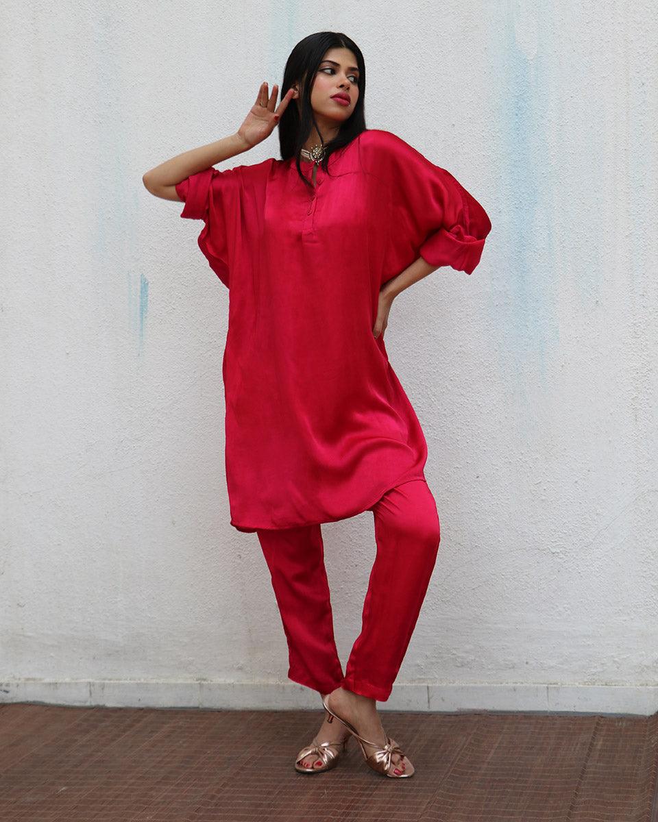 Rhea Modal Silk Co-ord Set - Image 4