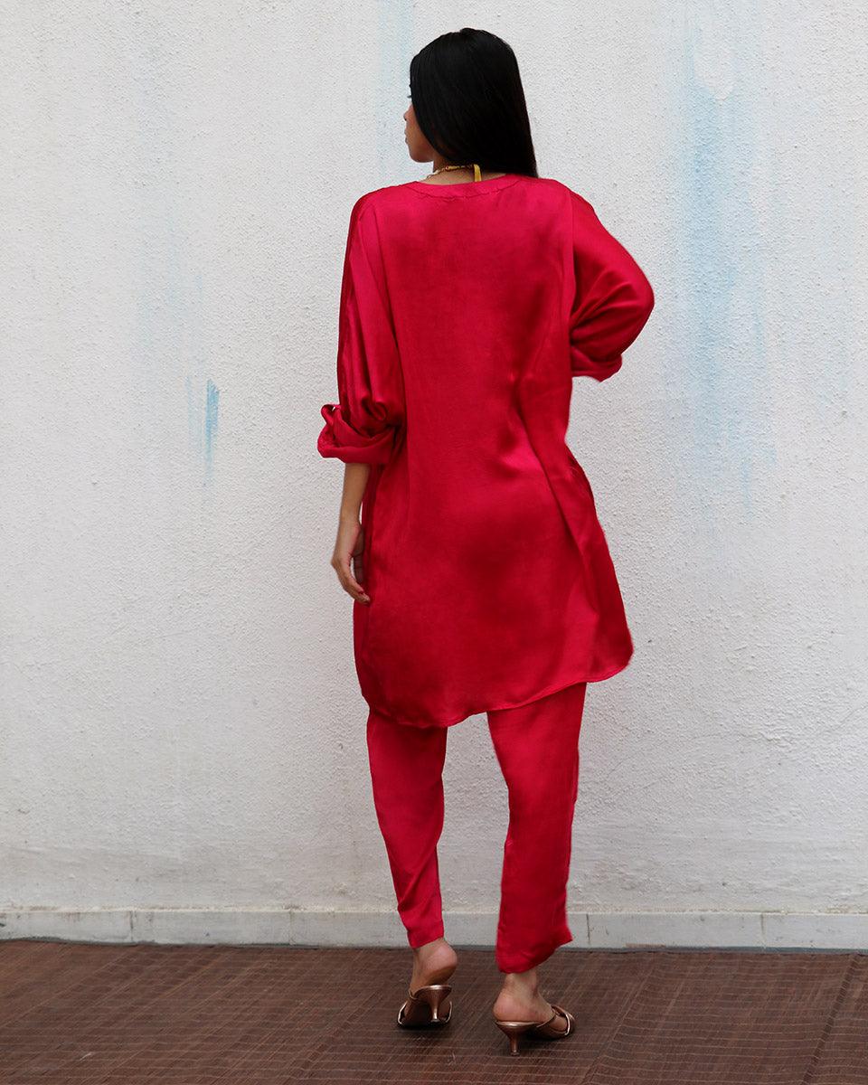 Rhea Modal Silk Co-ord Set - Image 7