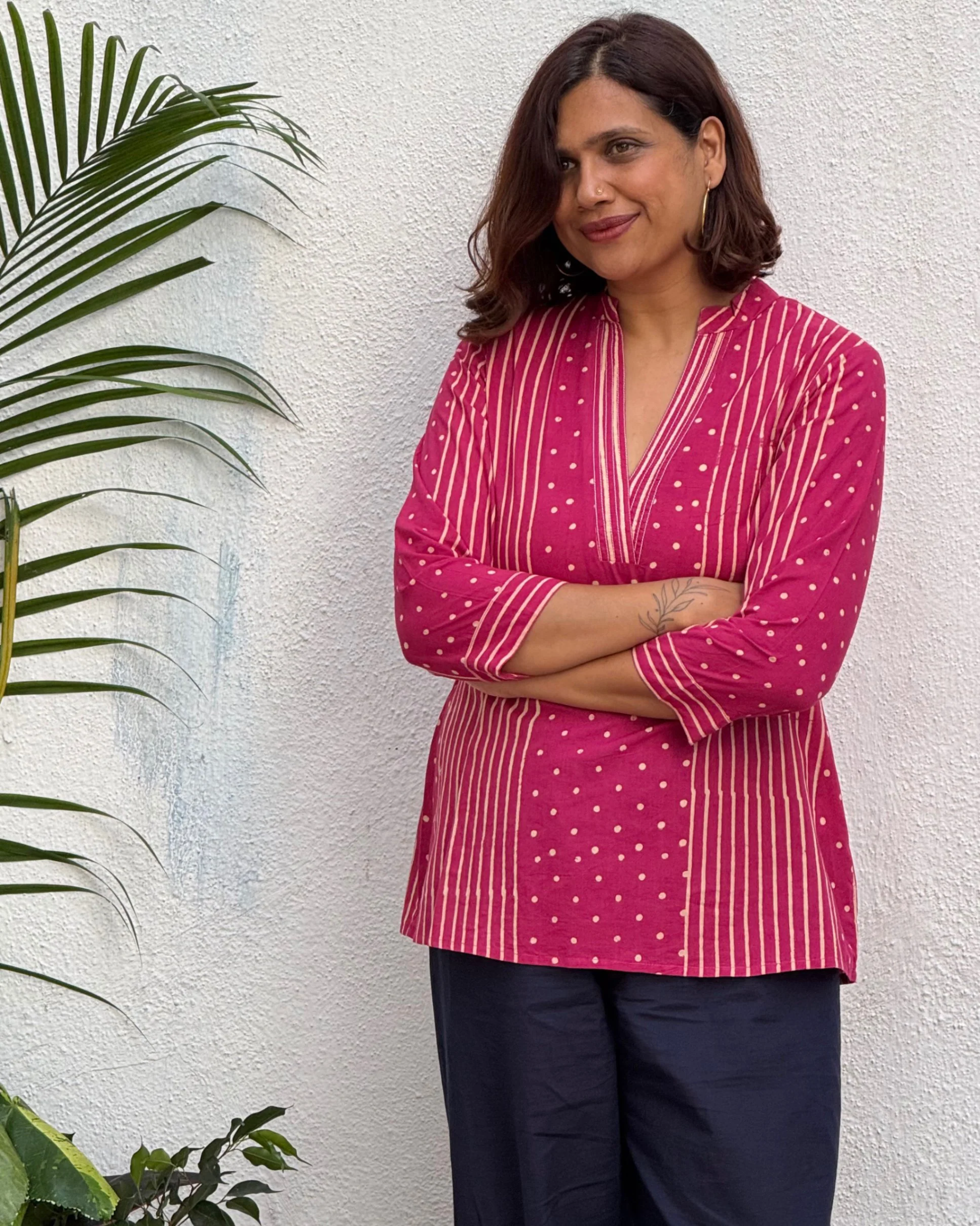 Rita Block Printed Cotton Kurti - Image 6