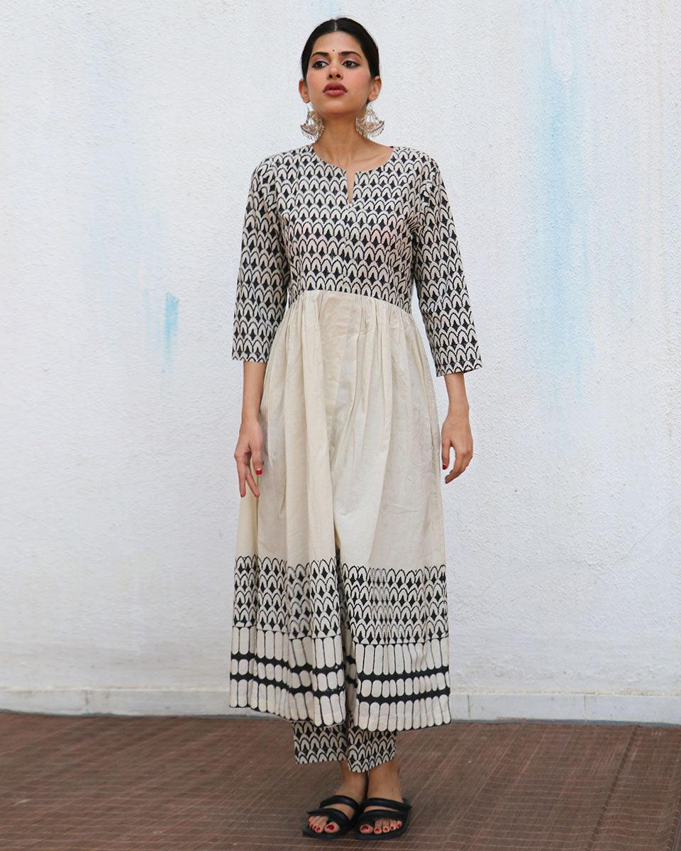 Roohi Block printed Kurta Set - NOMAD