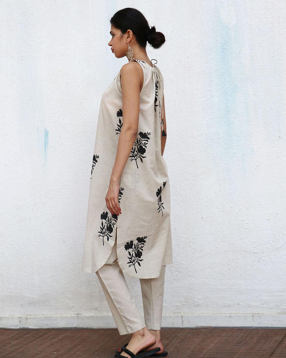 Rumi Block printed Cotton Kurta Set - NOMAD - Image 2