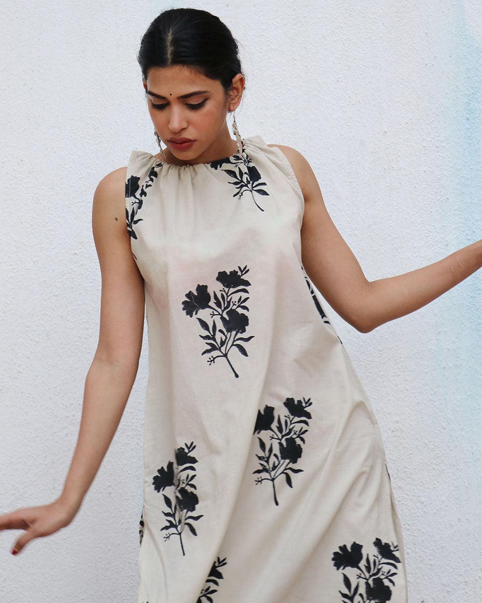 Rumi Block printed Cotton Kurta Set - NOMAD - Image 6